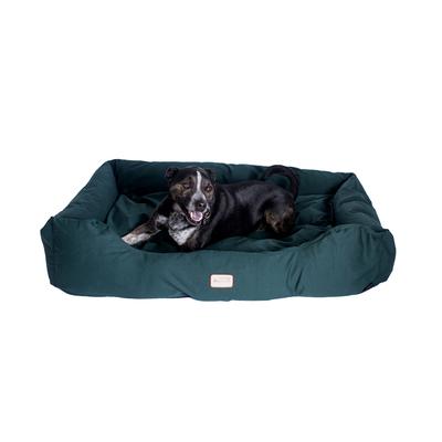 Bolstered Dog Bed,Anti-Slip Pet Bed, Laurel Green, Large by Armarkat in Green